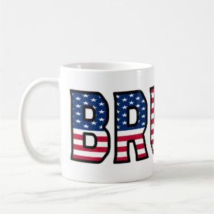 Bruno Name Vorname USA styled Tasse Kaffeetasse