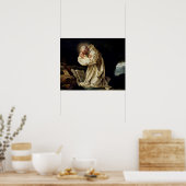 Bruno Praying in the Desert, 1763 Poster (Küche)