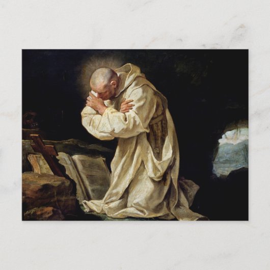 Bruno Praying in the Desert, 1763 Postkarte (Vorderseite)