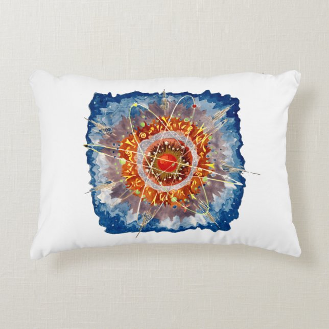 Bruno Taut - Alpenarchitektur Dekokissen (Vorderseite)