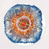 Bruno Taut - Alpenarchitektur Etiketten (Design 1)