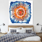 Bruno Taut - Alpenarchitektur Leinwanddruck (Insitu (Schlafzimmer))