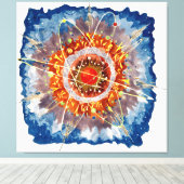 Bruno Taut - Alpenarchitektur Leinwanddruck (Insitu (Holzboden))