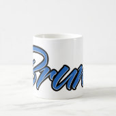 Bruno Vorname Name blue Tasse Kaffeetasse (Mittel)