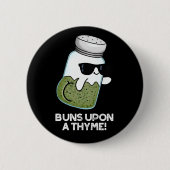 Bruns auf einem Thyme Funny Kraut Pub Dark BG Button (Vorderseite)