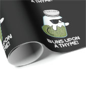 Bruns auf einem Thyme Funny Kraut Pub Dark BG Geschenkpapier (Rolleneckpunkt)