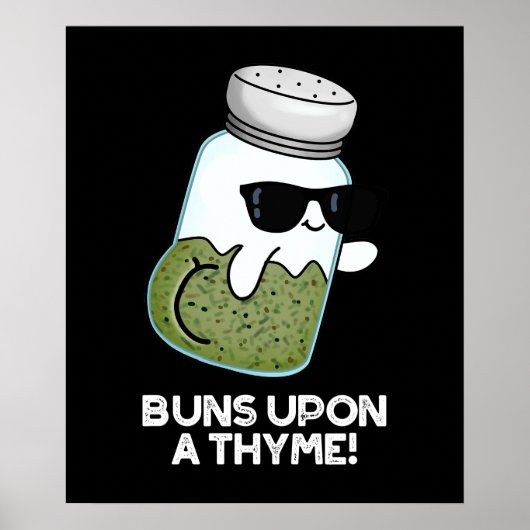 Bruns auf einem Thyme Funny Kraut Pub Dark BG Poster (Vorne)