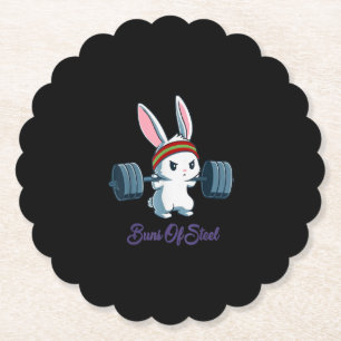 Bruns von Ness Rabbit Bunny Lover Gym Workout Funn Untersetzer