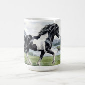 Brunskjottur Schwarzer Pinto Isländer Kaffeetasse (Mittel)