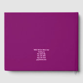 Brunst für die Whale-Suppe Gästebuch (Rückseite)