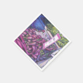 Brunst für die Whale-Suppe Serviette (Ecke)