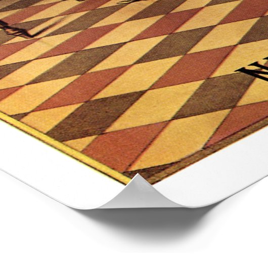 Brunswick & Balke Billiards Poster (Ecke)