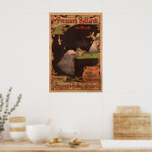 Brunswick Billards Vintage Poster (Küche)