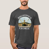 Brunswick Georgia Handsome Shrimp Boat T - Shirt (Vorderseite)