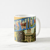 Brunswick Georgia Retro Tasse (VorderseiteRechts)