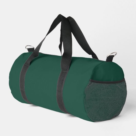 Brunswick Green Solid Color Duffle Bag (Rechte Ecke)