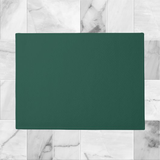 Brunswick Green Solid Color Fußmatte