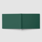 Brunswick Green Solid Color Gästebuch (Voll)