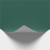 Brunswick Green Solid Color Geschenkpapier (Ecke)