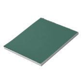 Brunswick Green Solid Color Notizblock (Rotiert)