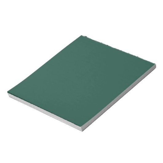 Brunswick Green Solid Color Notizblock (Rotiert)