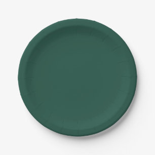 Brunswick Green Solid Color Pappteller