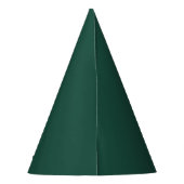 Brunswick Green Solid Color Partyhütchen (Rückseite)