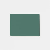 Brunswick Green Solid Color Post-it Klebezettel (Vorderseite)