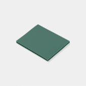 Brunswick Green Solid Color Post-it Klebezettel (angewinkelt)