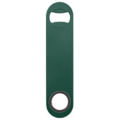 Brunswick Green Solid Color Speed Flaschenöffner (Rückseite)