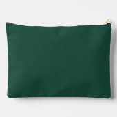 Brunswick Green Solid Color Zubehörtasche (Rückseite)