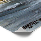 Brunswick Harbour nautical poster print (Ecke)