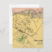 Brunswick, Topsham 2 Postkarte (Vorne/Hinten)