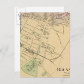 Brunswick, Topsham Postkarte (Vorne/Hinten)