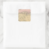 Brunswick, Topsham Quadratischer Aufkleber (Tasche)
