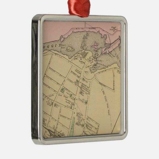 Brunswick, Topsham Silbernes Ornament (Rechts)