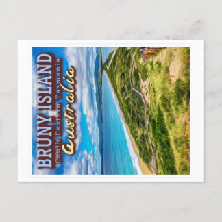 BRUNY ISLAND - TASMANIEN AUSTRALIEN POSTKARTE