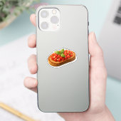 Bruschetta Tomatoes , Basil, Garlic and Olive Aufkleber (Telefon)
