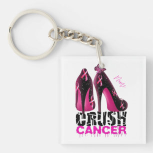Brusenkrebs-Bewusstseinsbezeichnung für Crush Schlüsselanhänger