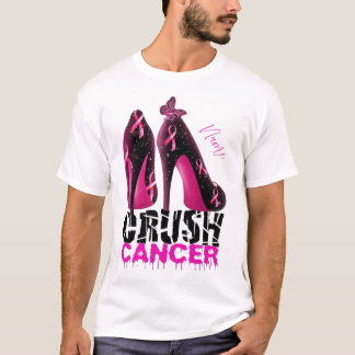 Brusenkrebs-Bewusstseinsbezeichnung für Crush T-Shirt