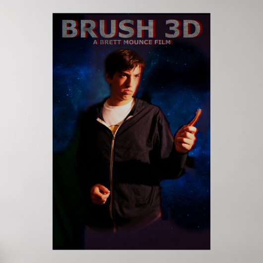 Brush 3D Poster (Vorne)