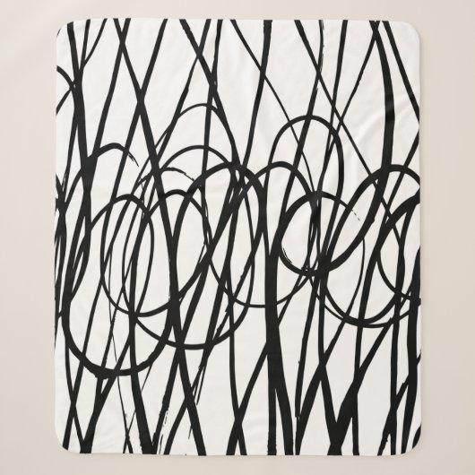 Brush abstract pattern. Grunge texture. Background Sherpadecke (Vorderseite)