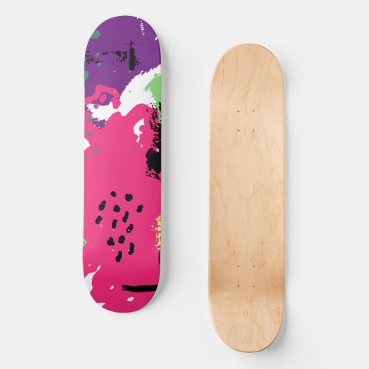Brush Art Graffiti Skateboard (Vorderseite)
