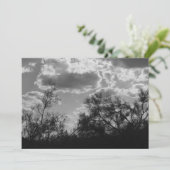 Brush Backlight (AZ Sonoran Desert) Einladung (Stehend Vorderseite)