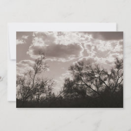 Brush Backlight (AZ Wüste) Sepia Einladung