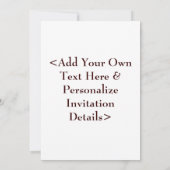 Brush Backlight (AZ Wüste) Sepia Einladung (Rückseite)