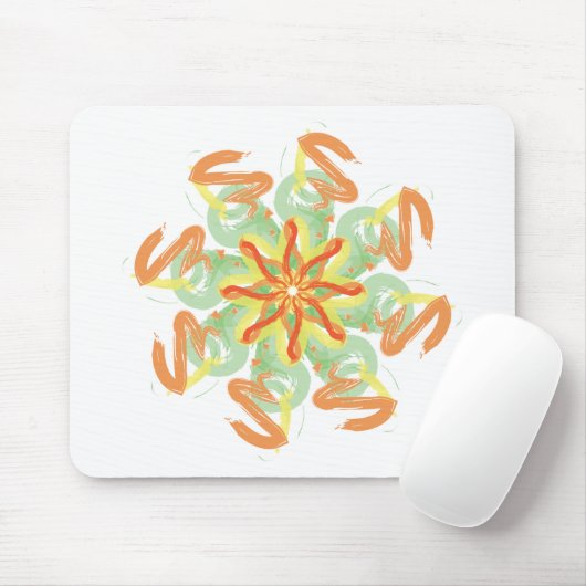 Brush Burst Mousepad (Mit Mouse)