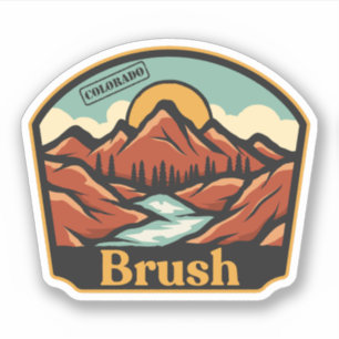 Brush, Colorado Aufkleber
