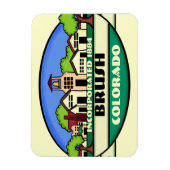 Brush Colorado Souvenirmagnet Magnet (Vertikal)