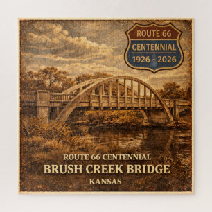 Brush Creek Bridge Centennial-Puzzle-Andenken Puzzle